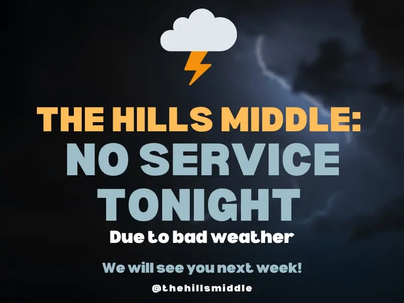 No Middle School Service Tonight